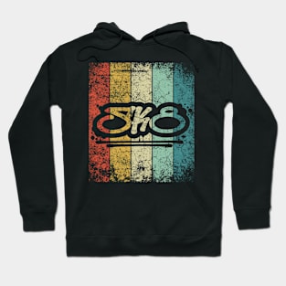 SK8 Vintage Skate Design For Skaters Skateboarding Hoodie